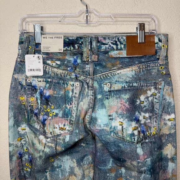 NWT Free People We The Free Tennessee Low-Rise Illusions Jeans - Picture 9 of 14